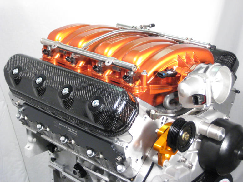 Katech LSx Carbon Fiber Valve Covers fits all LS Engines with Dry Sump Corvette and Others
